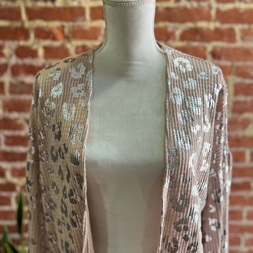 CHEETAH PRINT CARDIGAN